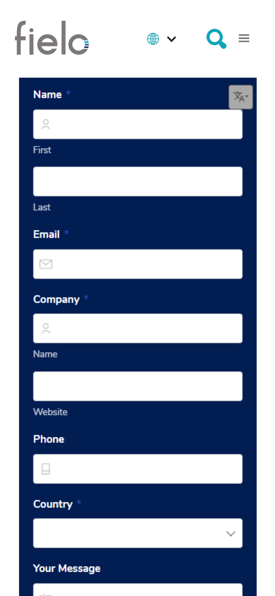 Fielo — Mobile
