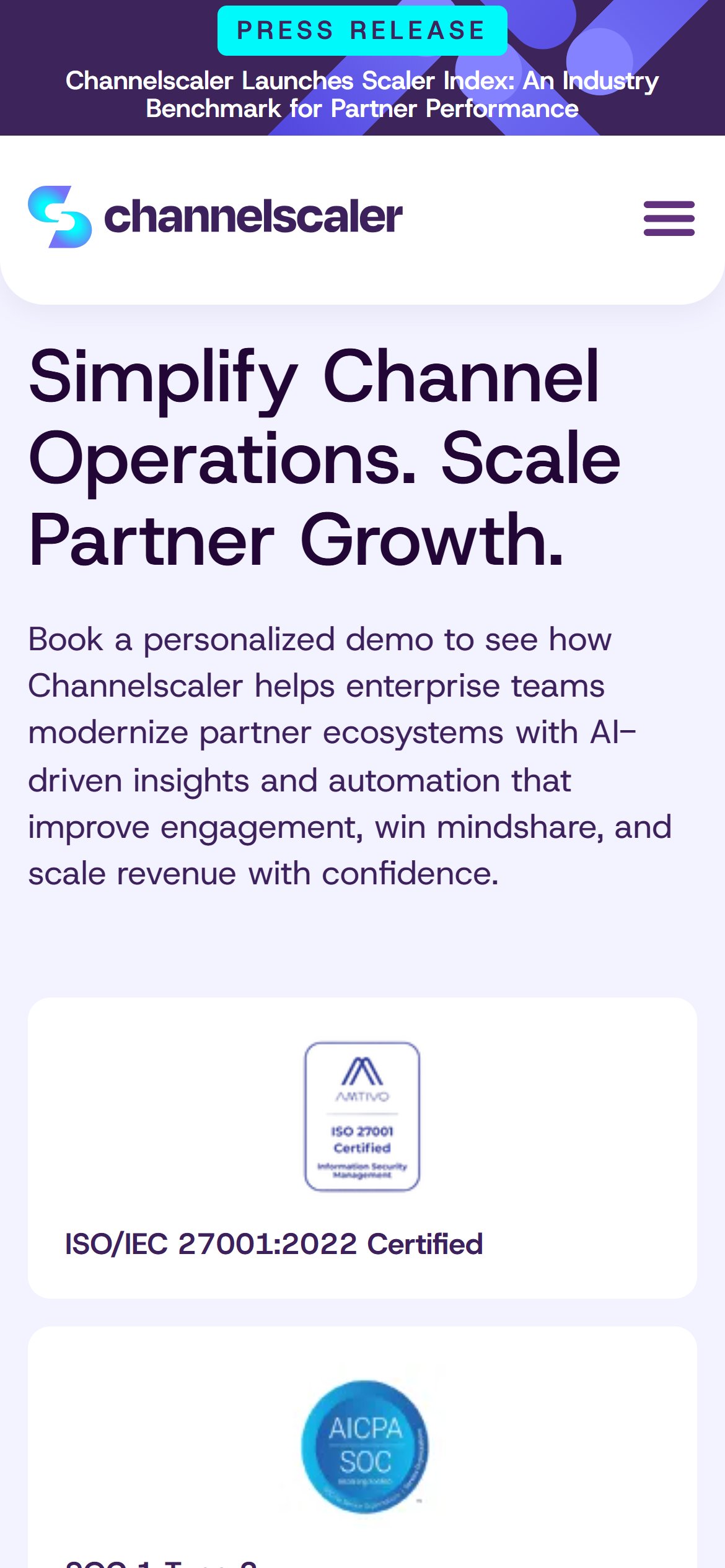Channelscaler — Mobile